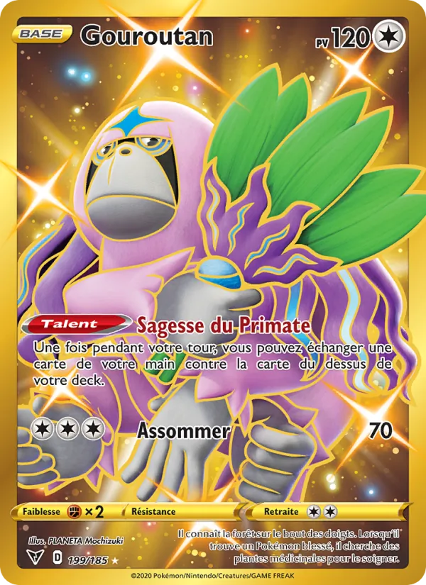 Carte Pokémon Gouroutan de l'extension Voltage Éclatant