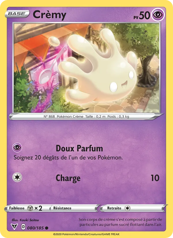 Carte Pokémon Crèmy de l'extension Voltage Éclatant