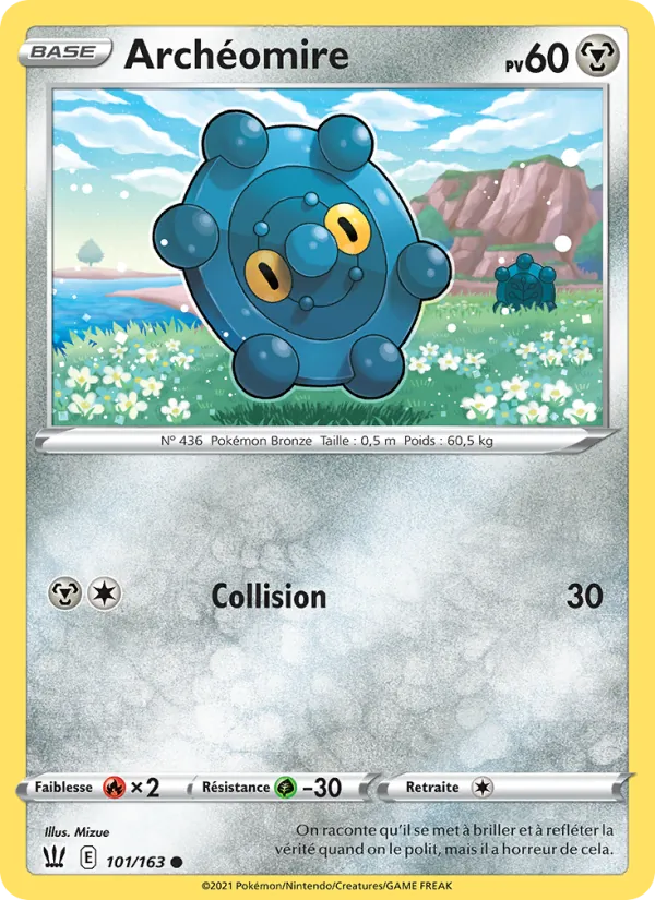 Carte Pokémon Archéomire de l'extension Styles de combat