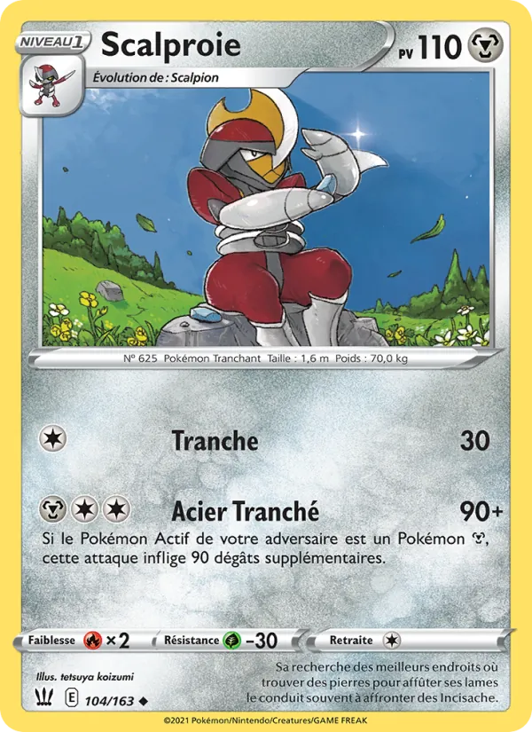 Carte Pokémon Scalproie de l'extension Styles de combat