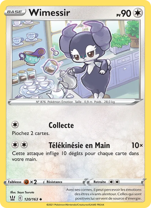 Carte Pokémon Wimessir de l'extension Styles de combat