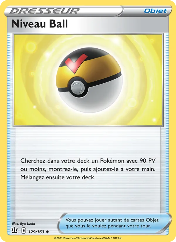 Carte Pokémon Niveau Ball de l'extension Styles de combat