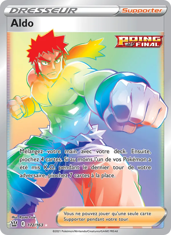 Carte Pokémon Aldo de l'extension Styles de combat