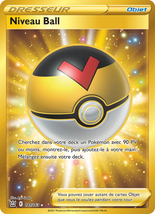 Carte Pokémon Niveau Ball de l'extension Styles de combat