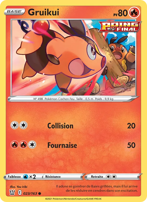 Carte Pokémon Gruikui de l'extension Styles de combat