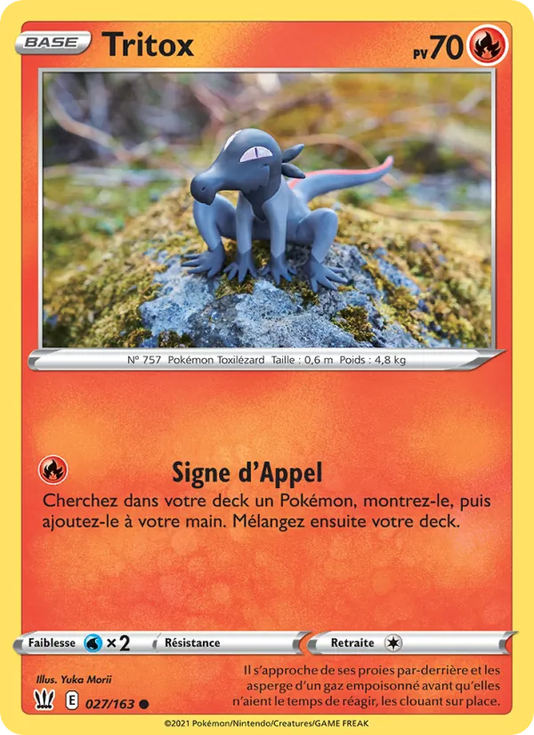 Carte Pokémon Tritox de l'extension Styles de combat