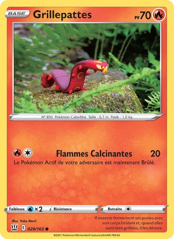 Carte Pokémon Grillepattes de l'extension Styles de combat