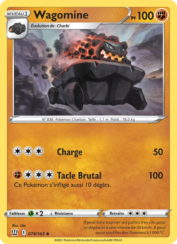Carte Pokémon Wagomine de l'extension Styles de combat
