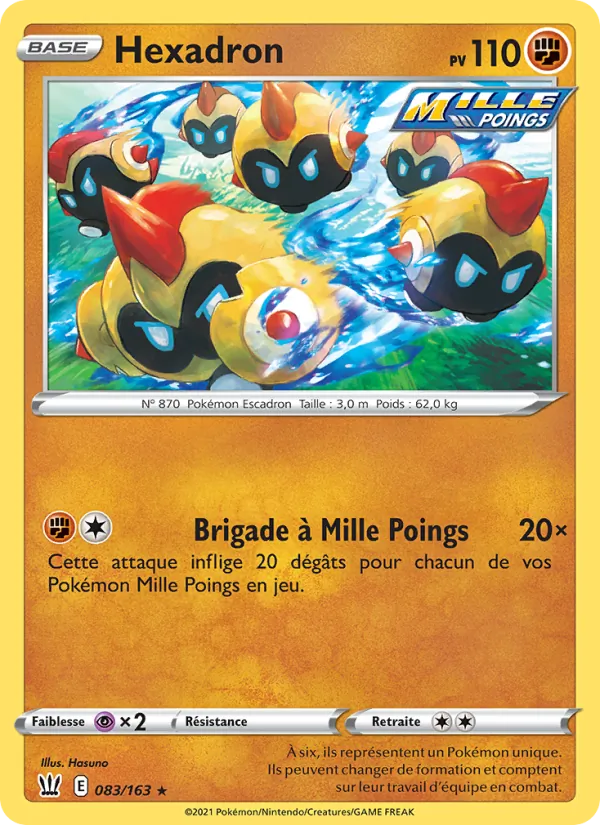 Carte Pokémon Hexadron de l'extension Styles de combat