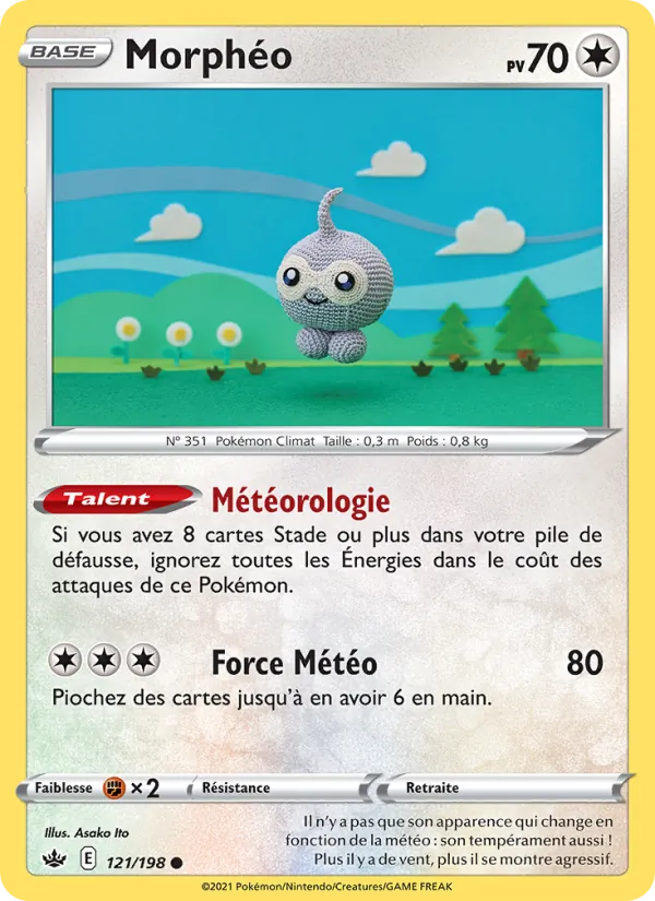 Carte Pokémon Morphéo de l'extension Règne de Glace