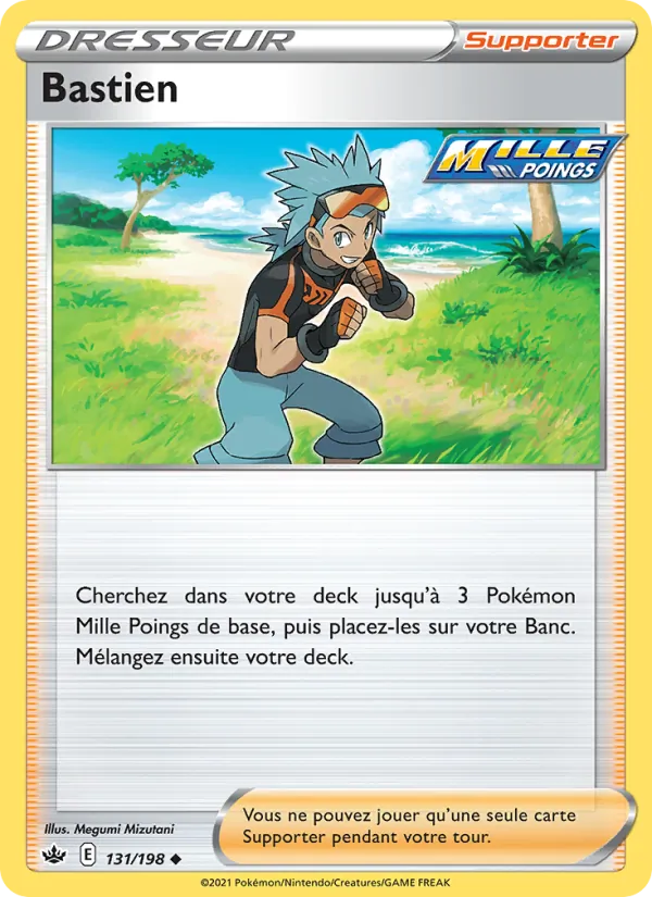 Carte Pokémon Bastien de l'extension Règne de Glace
