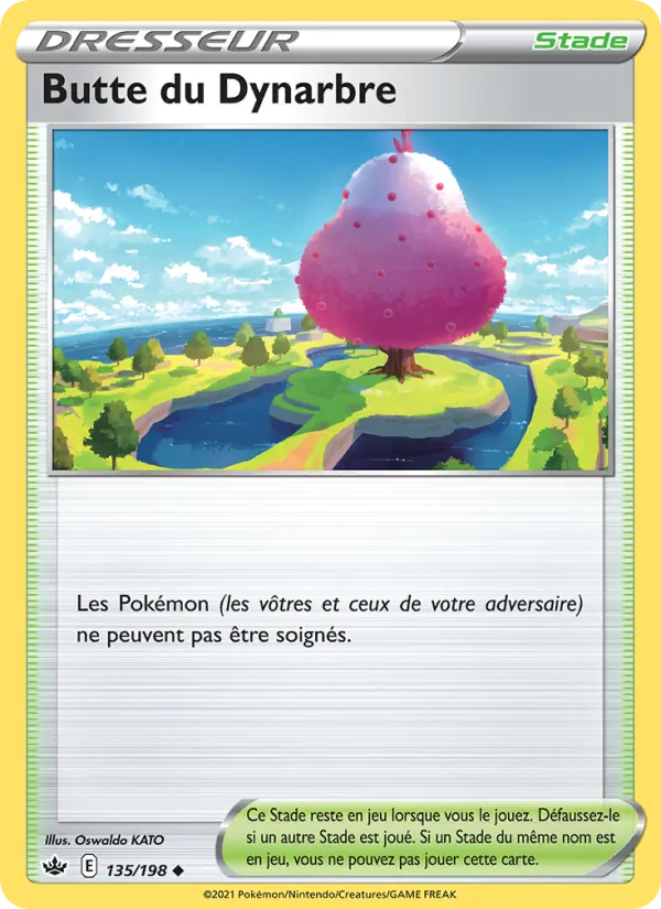 Carte Pokémon Butte du Dynarbre de l'extension Règne de Glace