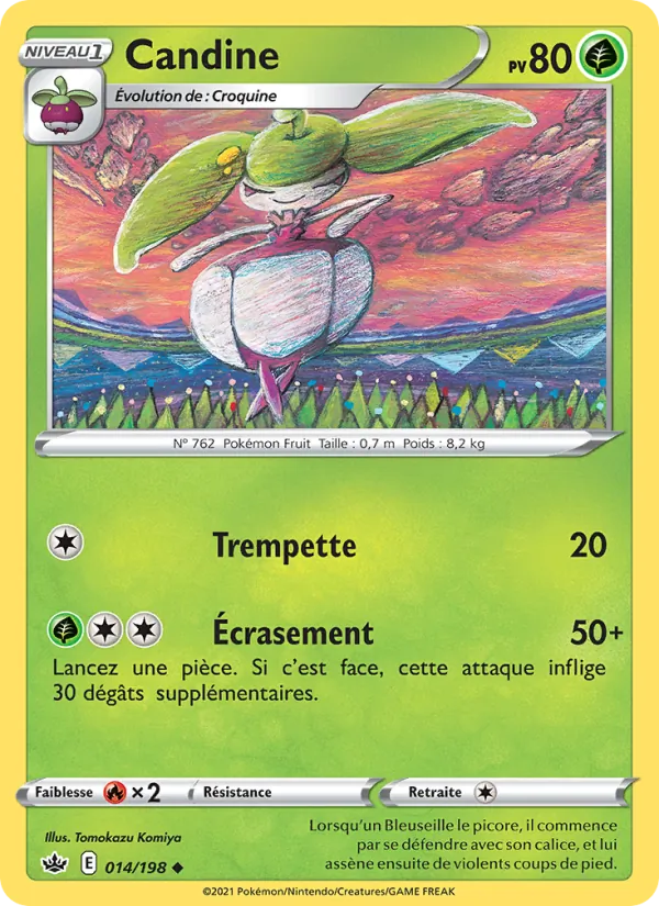 Carte Pokémon Candine de l'extension Règne de Glace