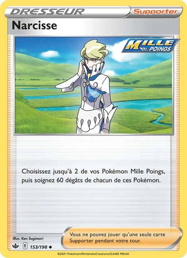 Carte Pokémon Narcisse de l'extension Règne de Glace