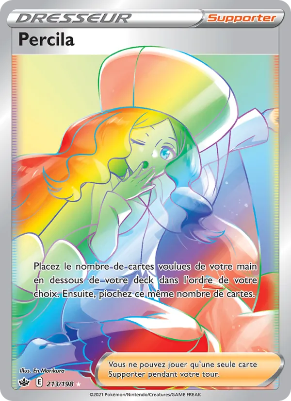 Carte Pokémon Percila de l'extension Règne de Glace