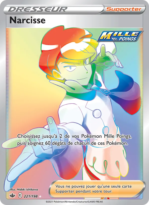 Carte Pokémon Narcisse de l'extension Règne de Glace