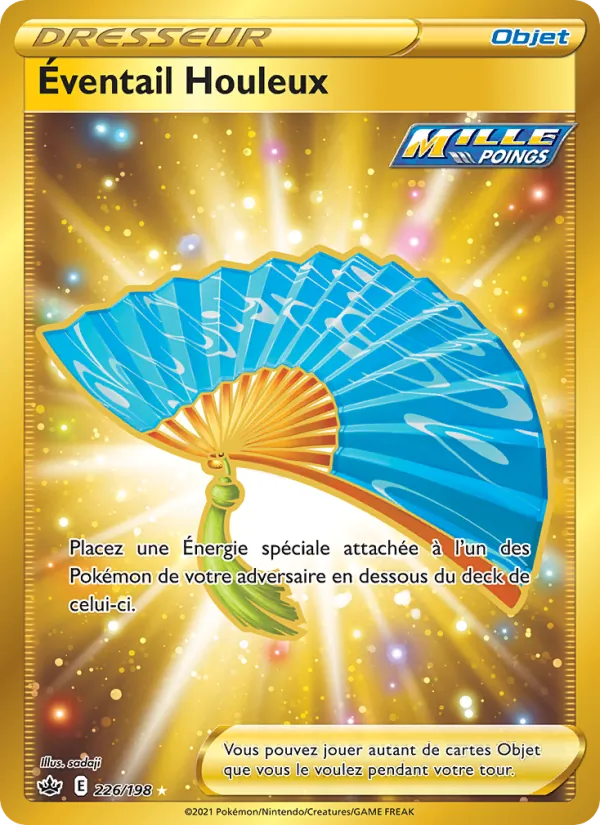 Carte Pokémon Éventail Houleux de l'extension Règne de Glace