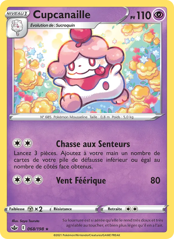 Carte Pokémon Cupcanaille de l'extension Règne de Glace