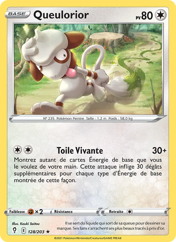 Carte Pokémon Queulorior de l'extension Évolution Céleste