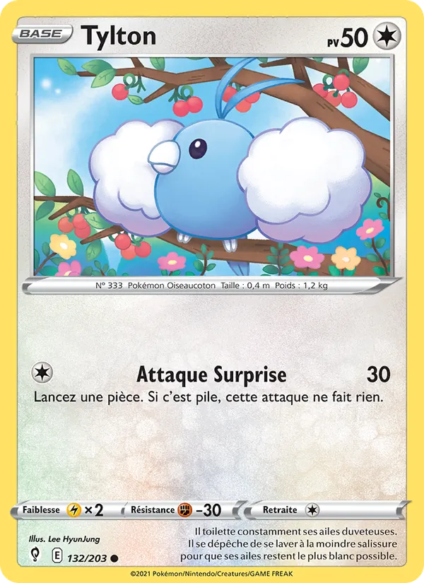 Carte Pokémon Tylton de l'extension Évolution Céleste
