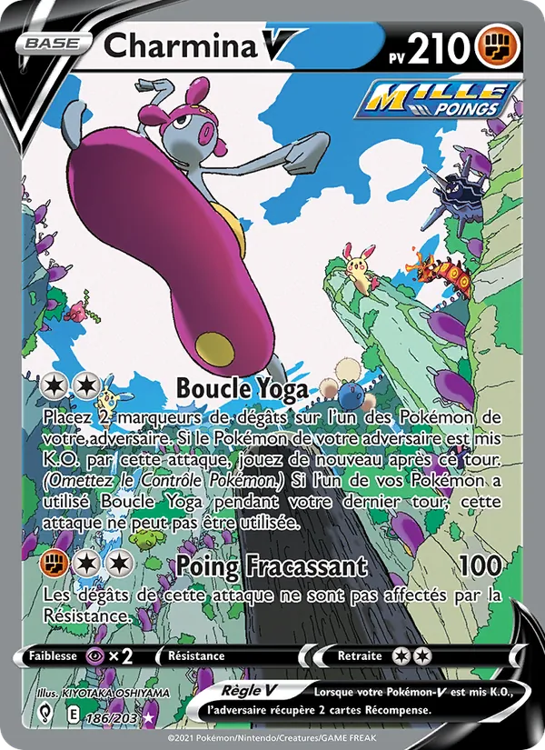 Carte Pokémon Charmina V de l'extension Évolution Céleste