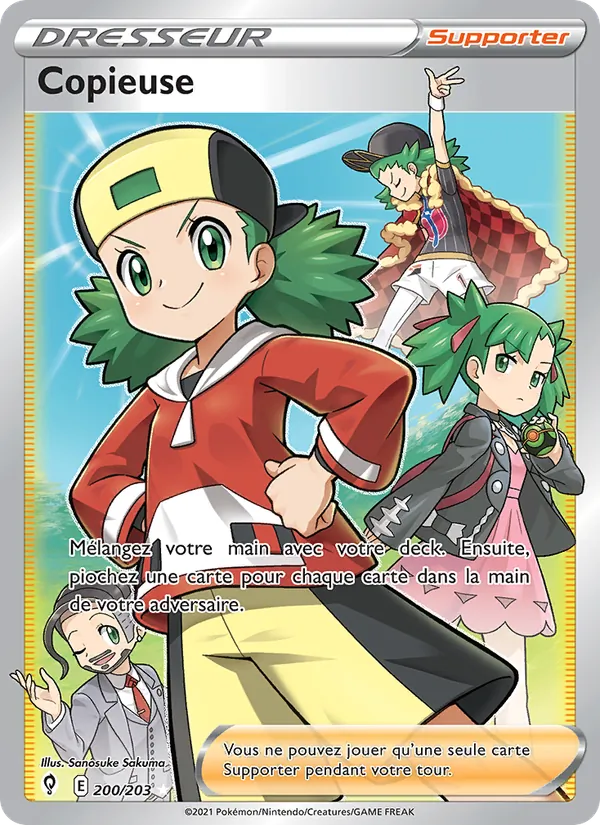 Carte Pokémon Copieuse de l'extension Évolution Céleste