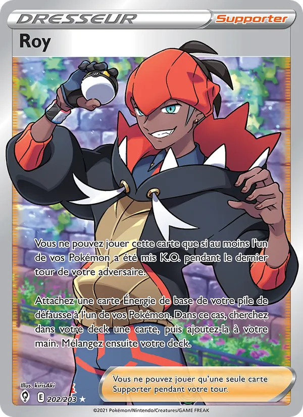 Carte Pokémon Roy de l'extension Évolution Céleste