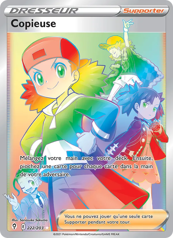 Carte Pokémon Copieuse de l'extension Évolution Céleste