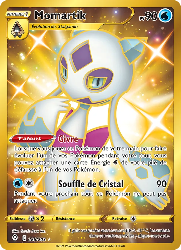 Carte Pokémon Momartik de l'extension Évolution Céleste