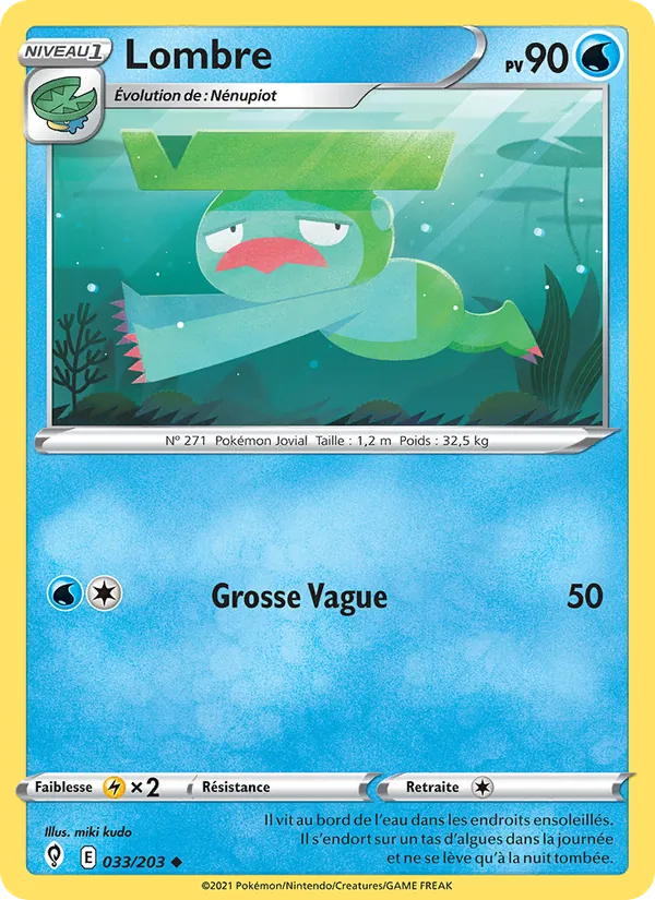 Carte Pokémon Lombre de l'extension Évolution Céleste