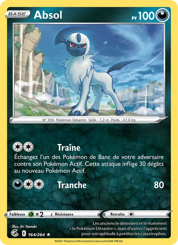 Carte Pokémon Absol de l'extension Poing de Fusion