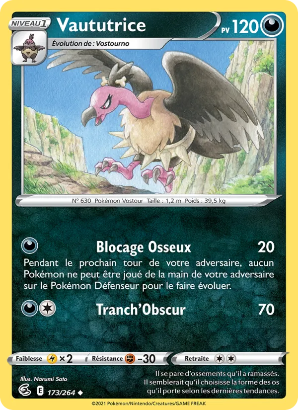 Carte Pokémon Vaututrice de l'extension Poing de Fusion