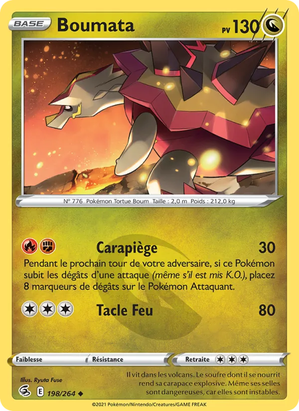 Carte Pokémon Boumata de l'extension Poing de Fusion