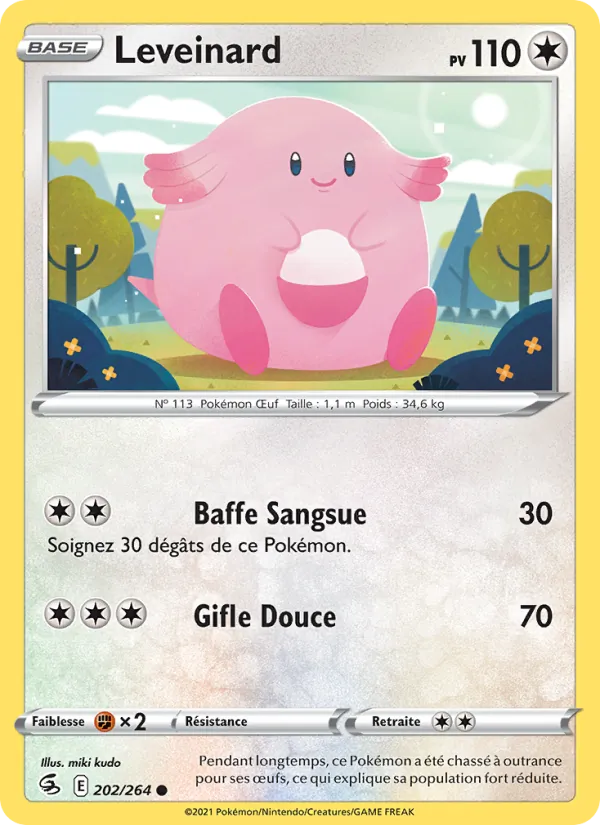 Carte Pokémon Leveinard de l'extension Poing de Fusion