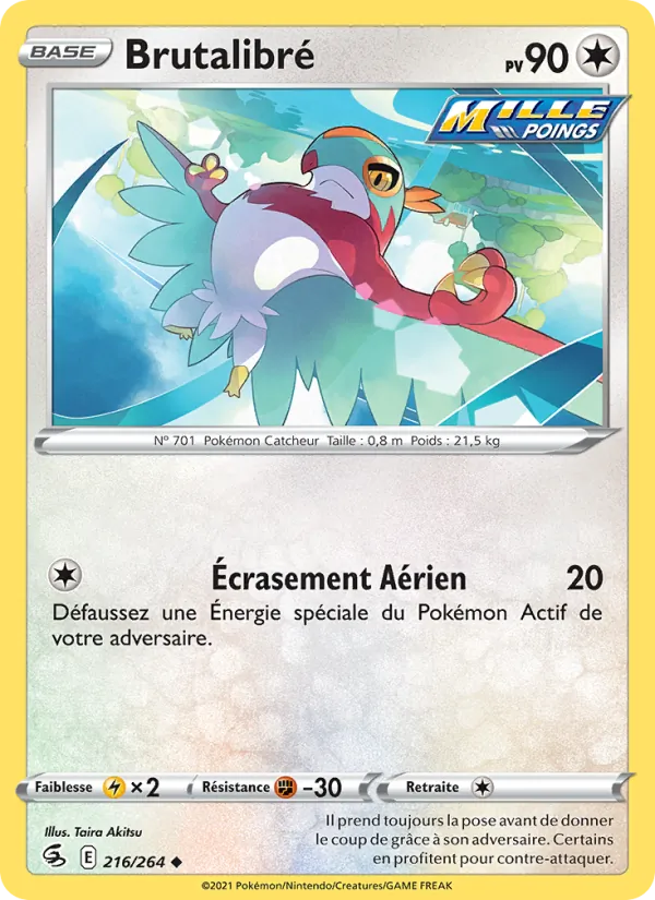 Carte Pokémon Brutalibré de l'extension Poing de Fusion