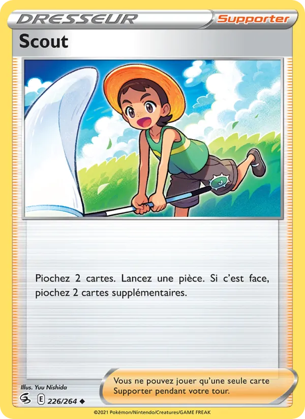 Carte Pokémon Scout de l'extension Poing de Fusion