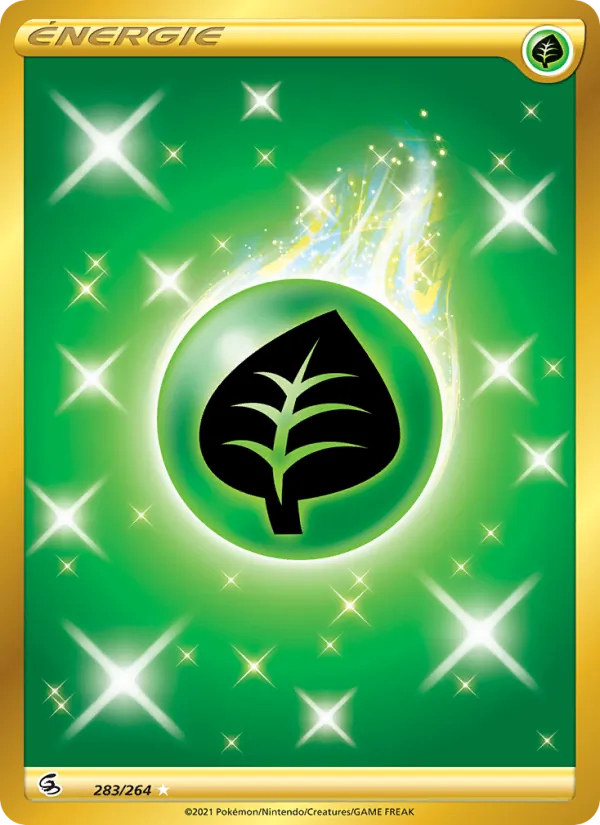 Carte Pokémon Énergie Plante de l'extension Poing de Fusion