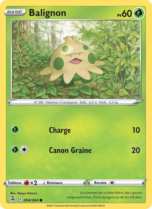 Carte Pokémon Balignon de l'extension Poing de Fusion