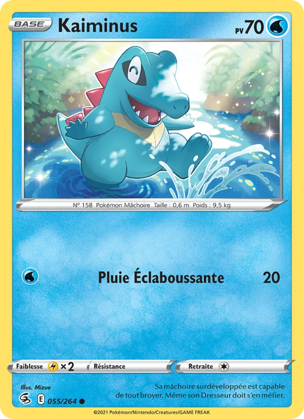 Carte Pokémon Kaiminus de l'extension Poing de Fusion