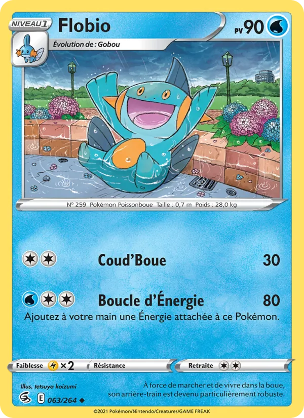 Carte Pokémon Flobio de l'extension Poing de Fusion
