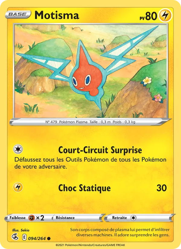 Carte Pokémon Motisma de l'extension Poing de Fusion