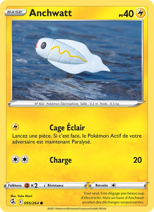 Carte Pokémon Anchwatt de l'extension Poing de Fusion