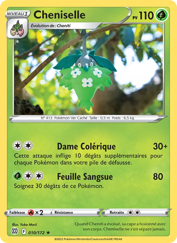 Carte Pokémon Cheniselle de l'extension Stars Étincelantes