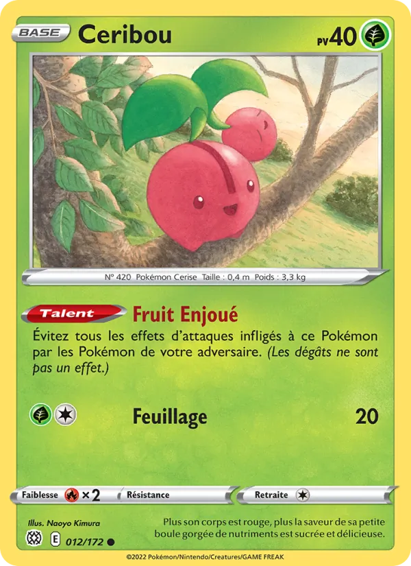 Carte Pokémon Ceribou de l'extension Stars Étincelantes
