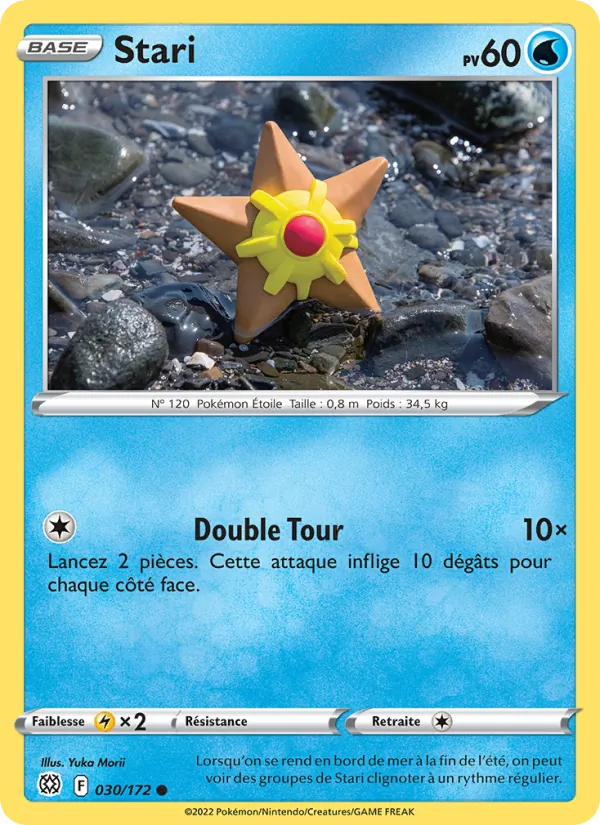 Carte Pokémon Stari de l'extension Stars Étincelantes