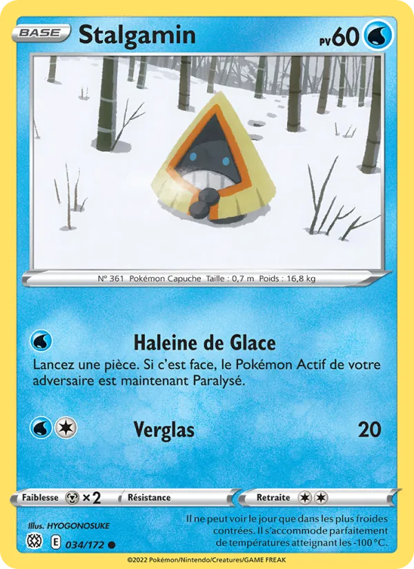 Carte Pokémon Stalgamin de l'extension Stars Étincelantes