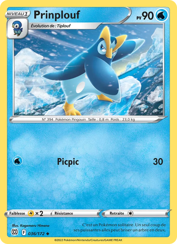Carte Pokémon Prinplouf de l'extension Stars Étincelantes