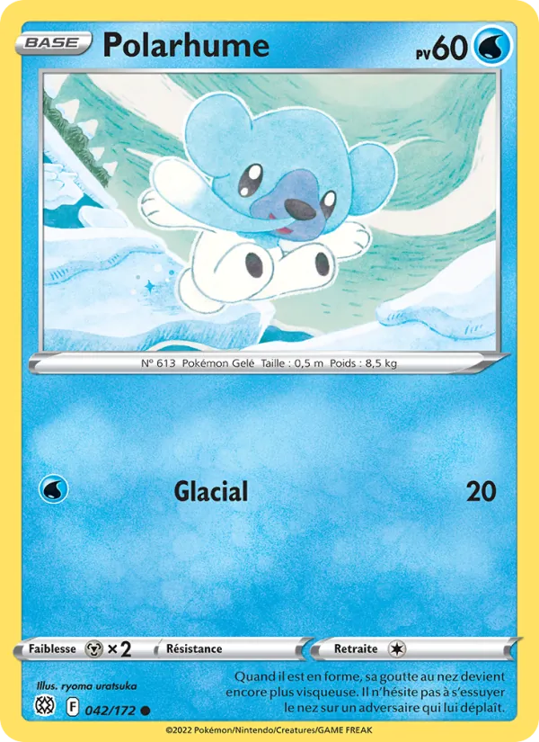 Carte Pokémon Polarhume de l'extension Stars Étincelantes
