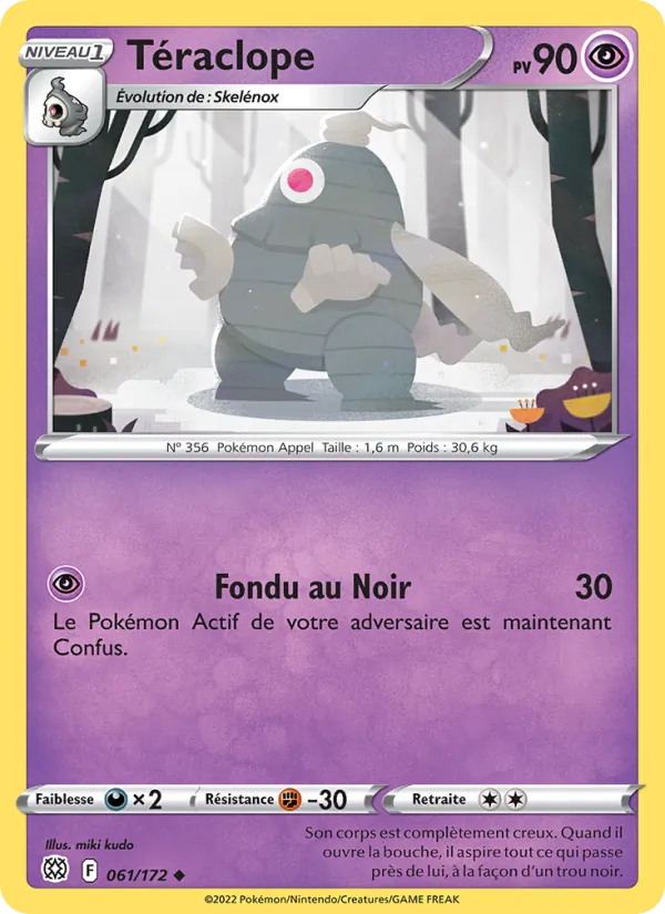 Carte Pokémon Téraclope de l'extension Stars Étincelantes