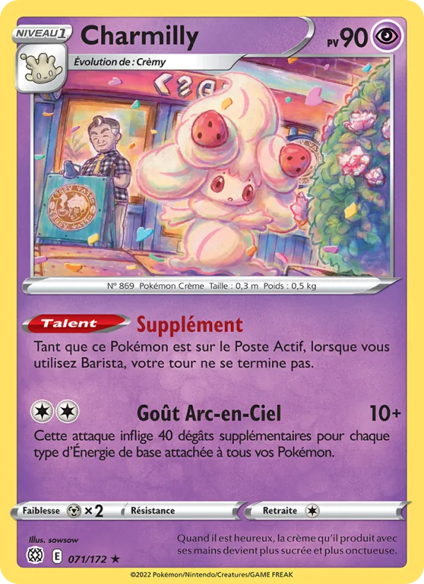Carte Pokémon Charmilly de l'extension Stars Étincelantes